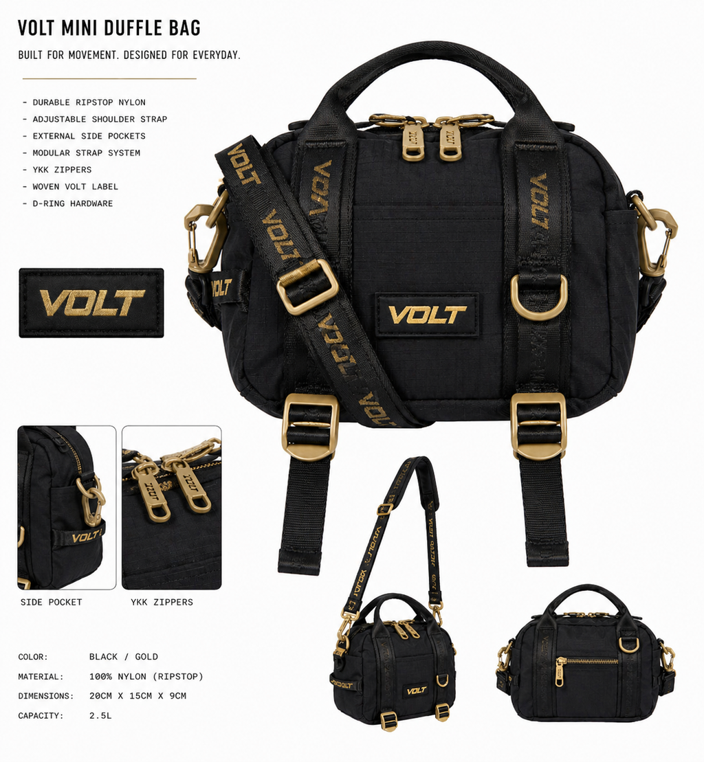 MINI DUFFLE BAG (PRE-ORDER)
