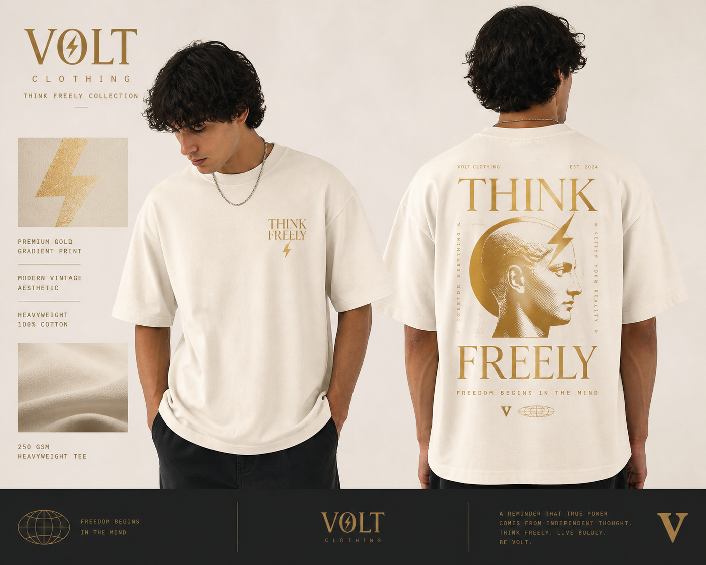 THINK FREELY TEE (PRE-ORDER)